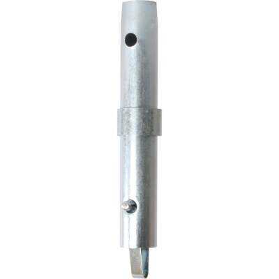 MetalTech Galvanized Steel Coupling Pin with Collar and Spring Lock for Scaffolding